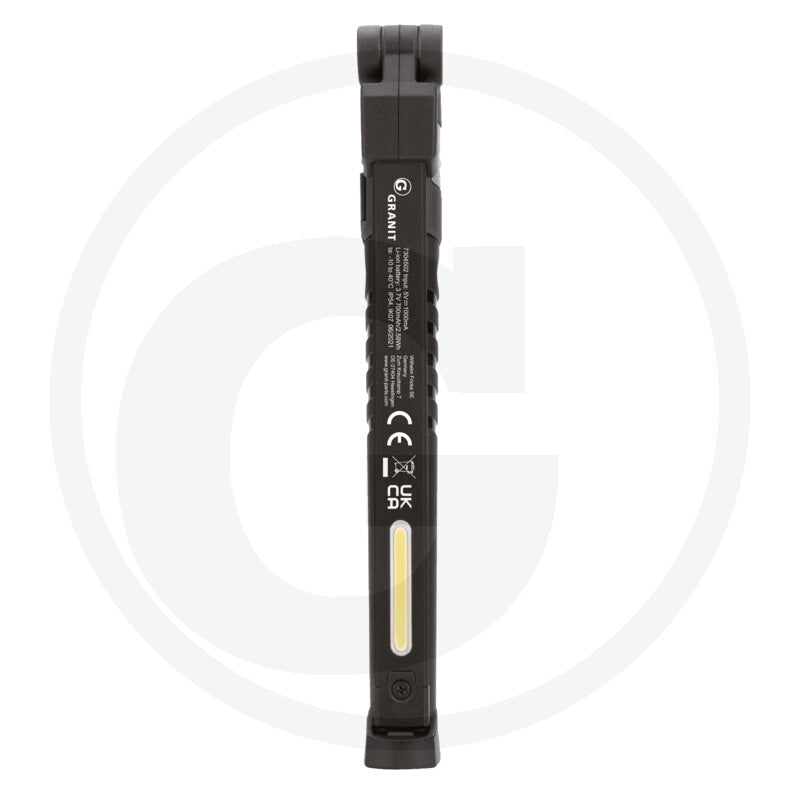 Batteri led inspektionslampe be 3i1 Granit black edition