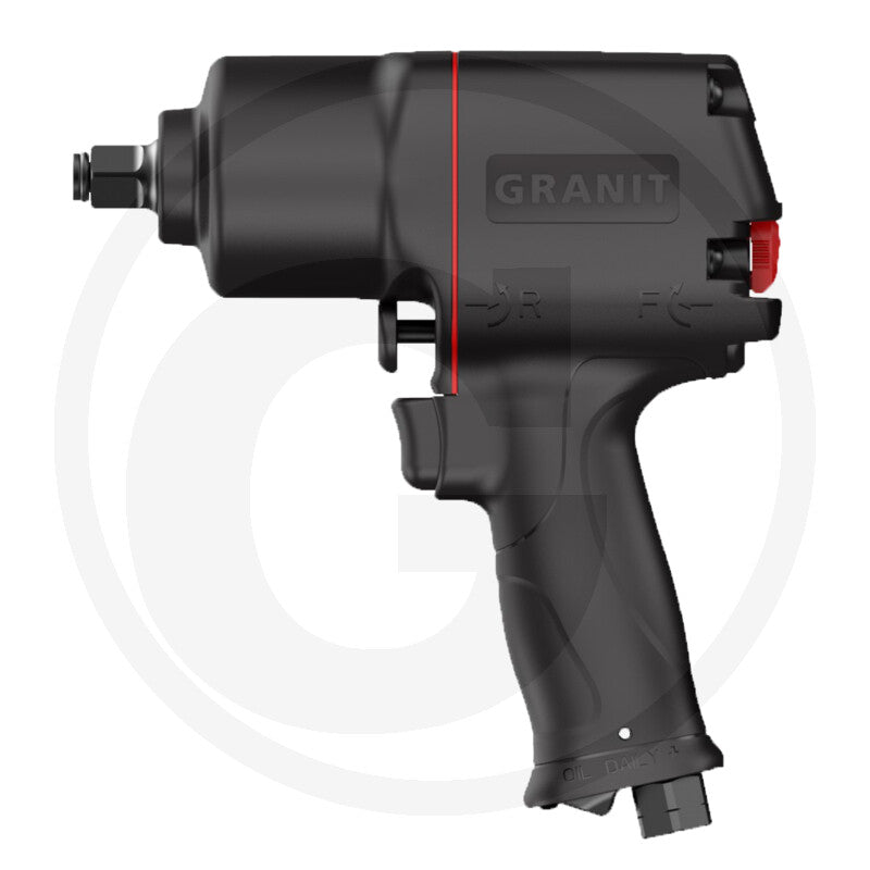 Trykluft slagnøgle 1/2” Granit black edition