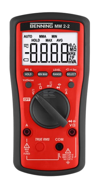 Benning Multimeter MM 2-2 | Digitalt Multimeter