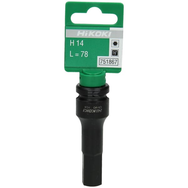 Hikoki Slagtop, 1/2" Hexbit 14 mm