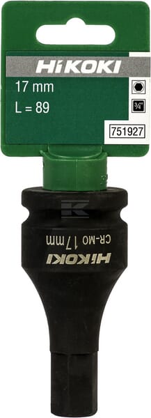 Hikoki Slagtop lang 3/4"-17 mm til slagnøgler