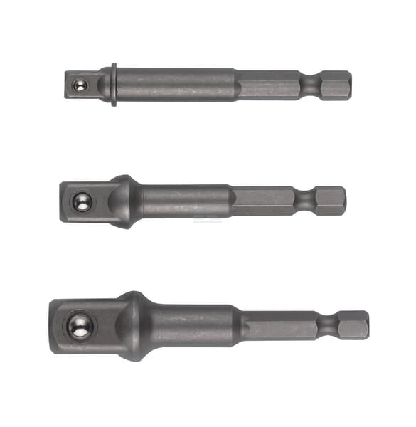 Hikoki Adaptersæt 3 dele til boremaskine 1/4"-3/8"-1/2"
