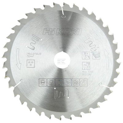 Hikoki HM Rundsavsklinge 216x30mm T36 til træ