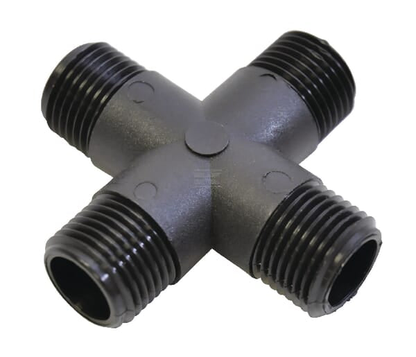 Kryds 1/2" udvendigt gevind
