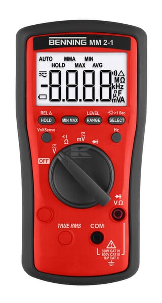 Benning Multimeter MM 2-1 | Digitalt Måleinstrument