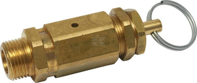 Sikkerhedsventil 3/8" til trykluftsystemer 2-8 bar
