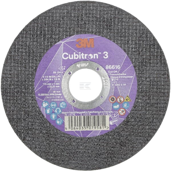 3M Cubitron 3 Skæreskive 115x1,0mm