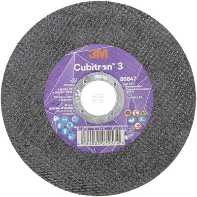3M Cubitron 3 Skæreskive 125x1,0 mm