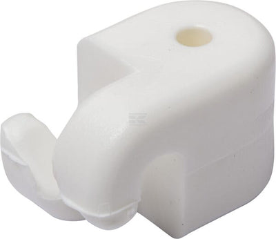 Isolator til 7 mm reb, hvid, 100 stk.