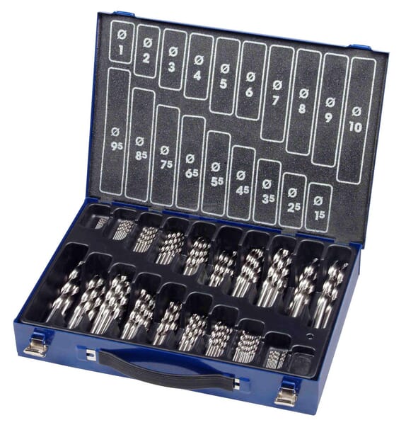 Bohrcraft Borsortiment 170 stk. slebne 1-10 mm