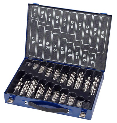 Bohrcraft Borsortiment 170 stk. slebne 1-10 mm