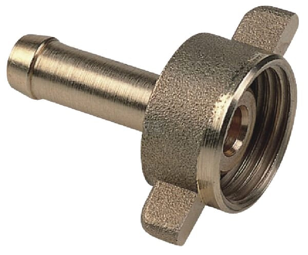 Fitting 1/2" med 8 mm slangestuds messing
