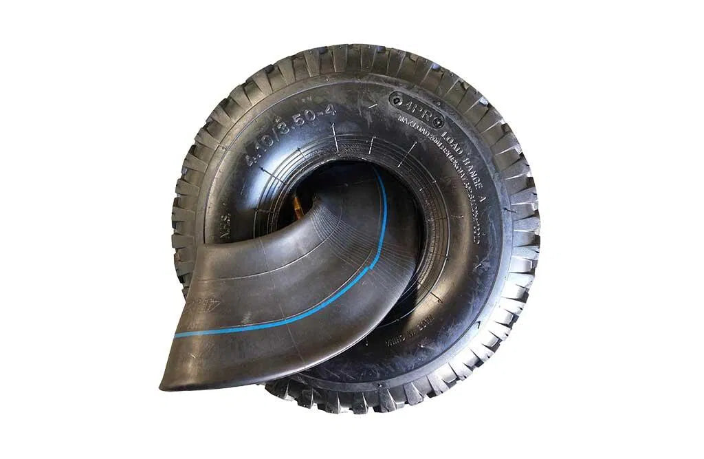 Dæk m/slange, 4.00x4"-4