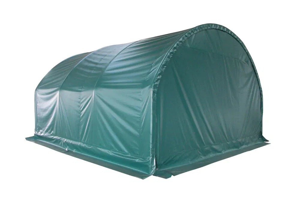 Læskur, 6 x 6 x 3,7 m, med åben front