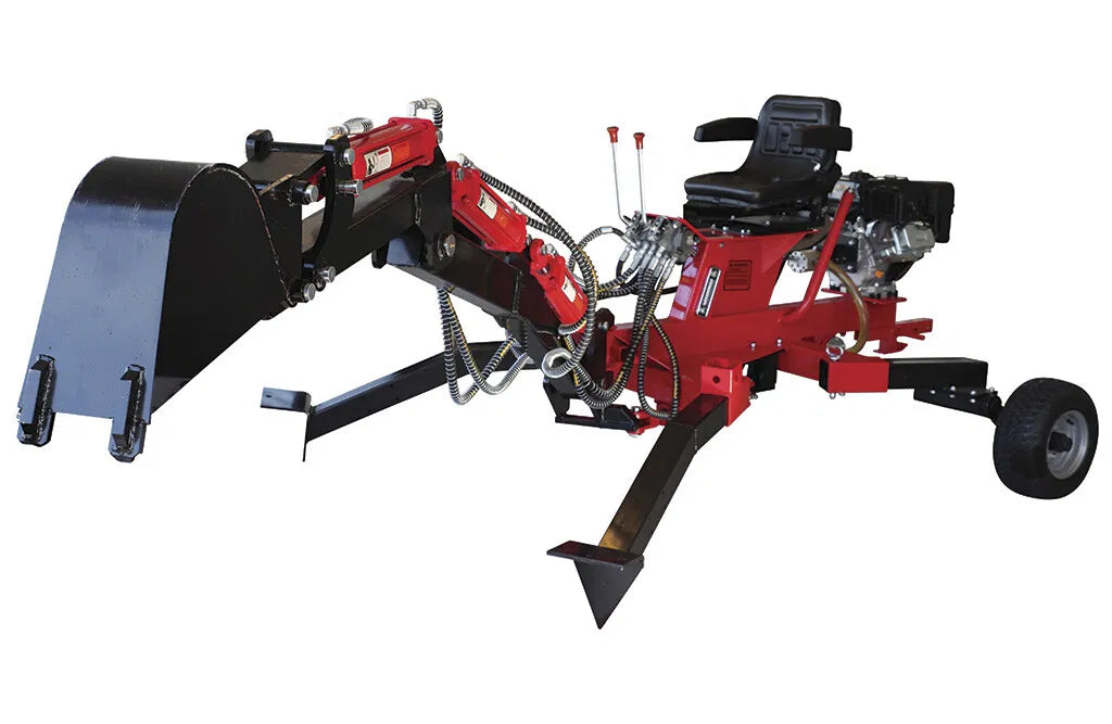 Minigraver til ATV med Loncin motor
