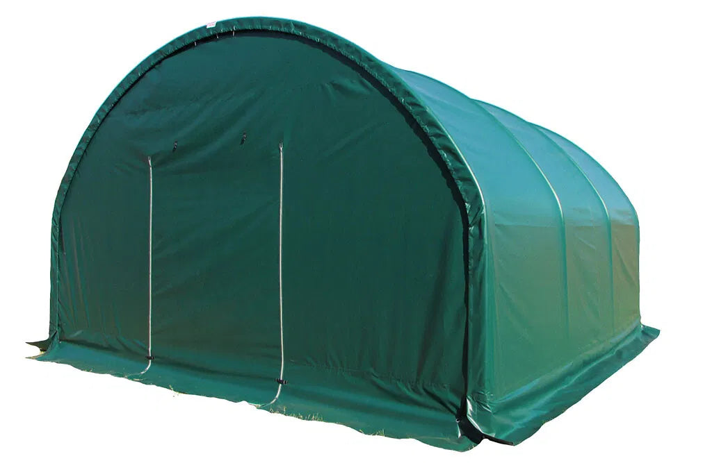 Læskur, 6 x 6 x 3,7 m, med lukket front
