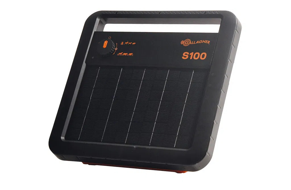 Batterihegn med solcelle, S100