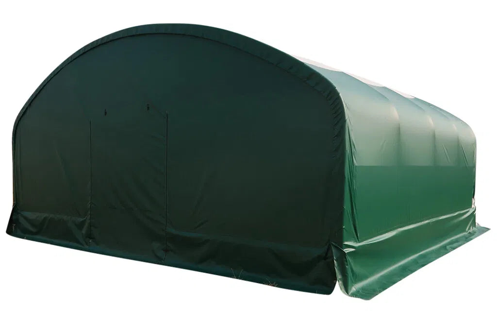 Læskur 8x8x4 m, med lukket front