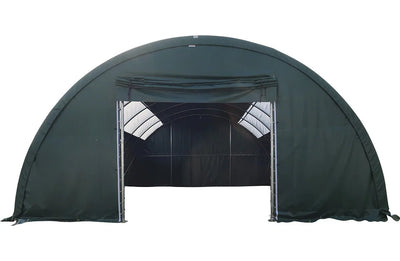 Rundbuehal 12x9x4,5 m, med ovenlys