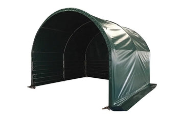 Læskur, 3x3x2,8 m, med lukkede sider