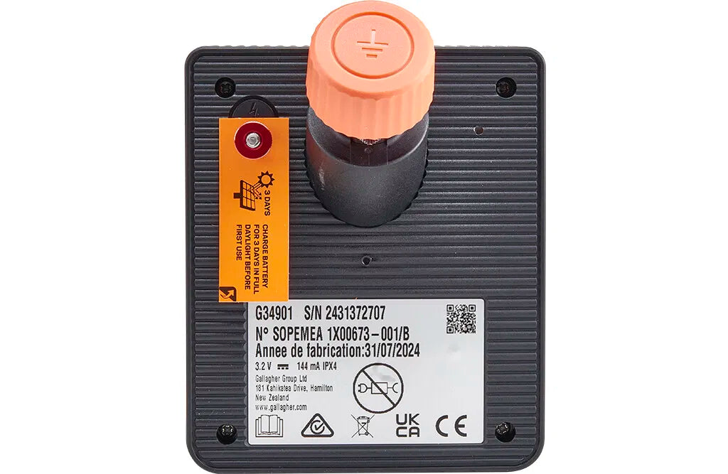 Batterihegn med solcelle, S12