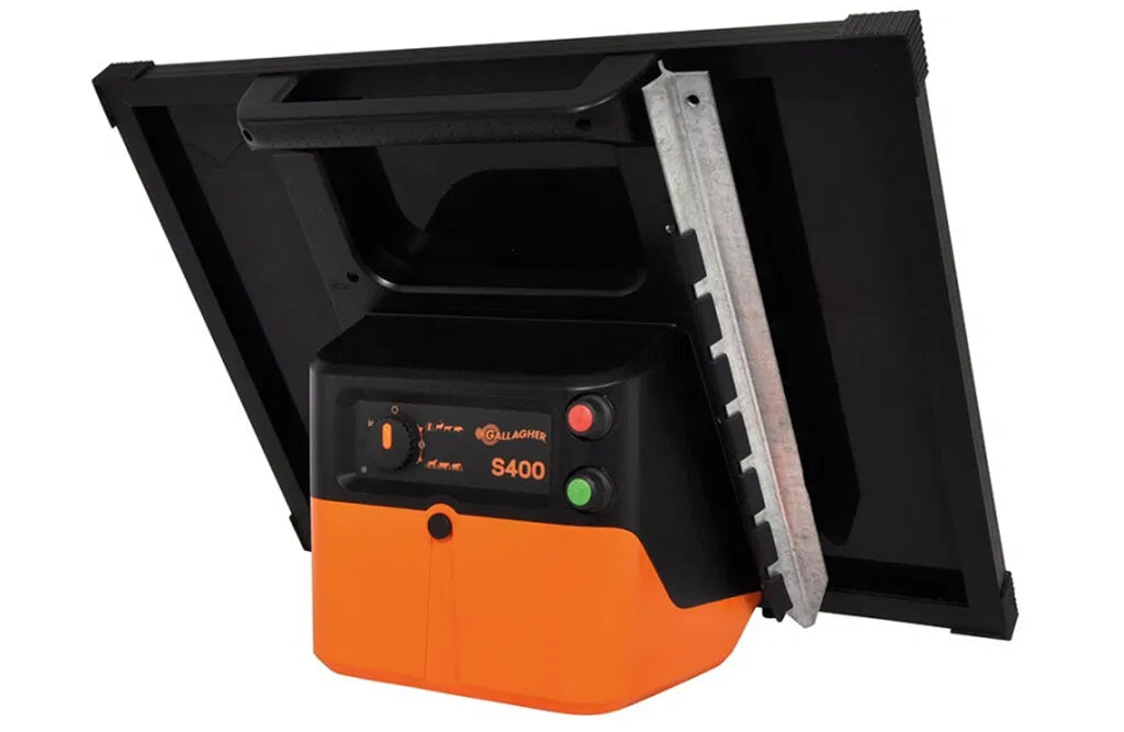 Batterihegn med solcelle, S400