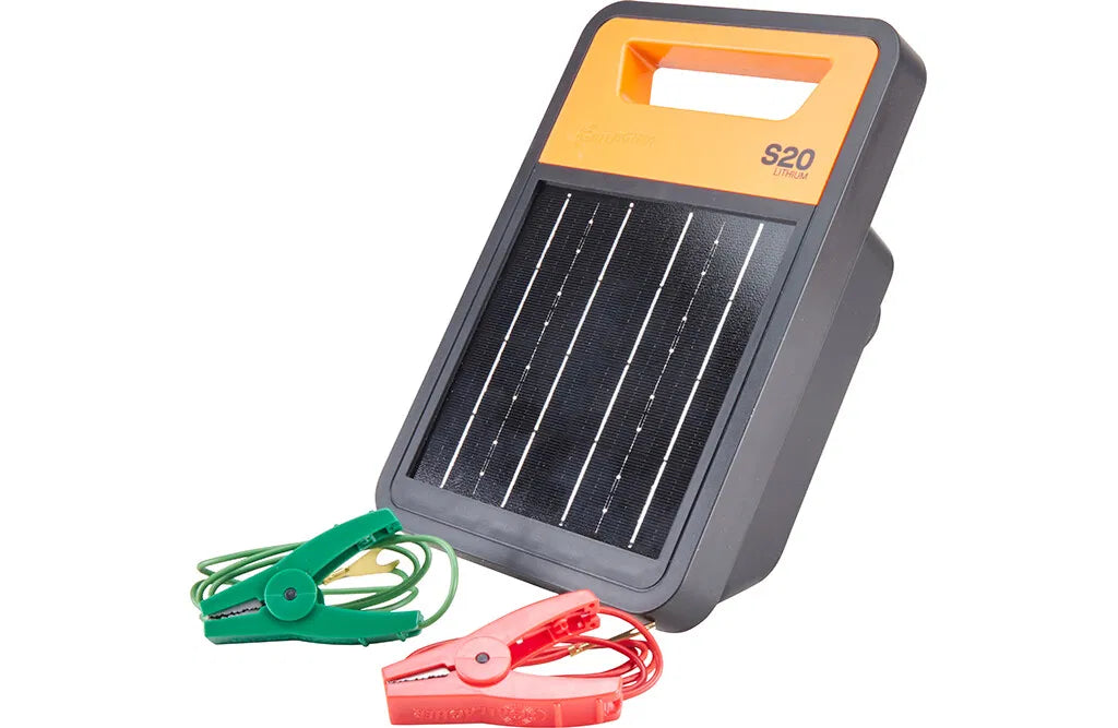 Batterihegn S20 med solcellepanel