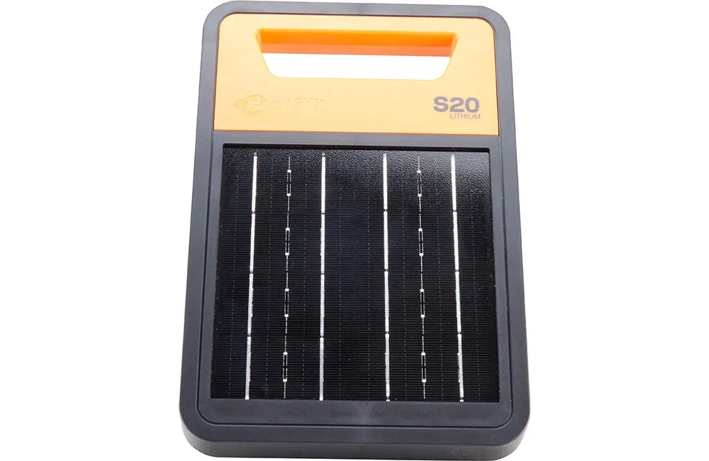 Batterihegn S20 med solcellepanel