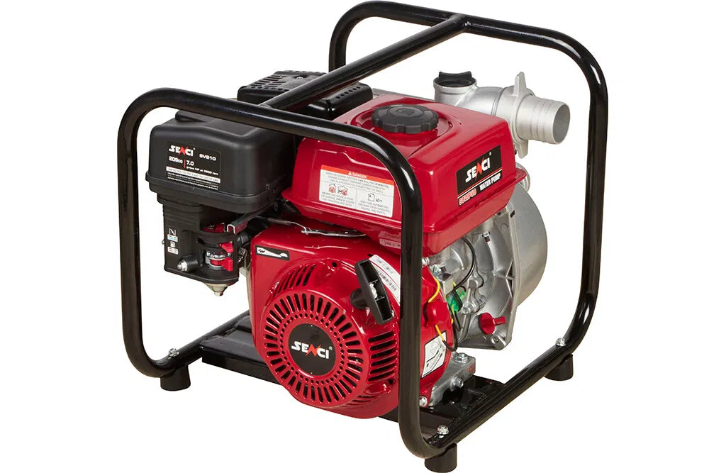 Benzindrevet vandpumpe 2"