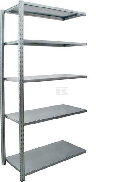Beka Stålreol Følgesæt, 1000x400 mm, 5 Hylder