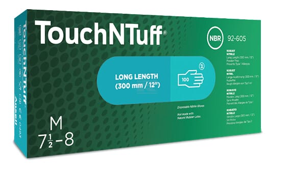 Ansell TouchNTuff® 92-605 Engangshandsker, Størrelse L