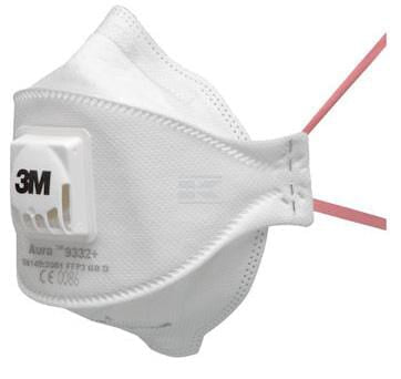 3M Støvmaske FFP3 med Ventil 9332+ (10 stk.)