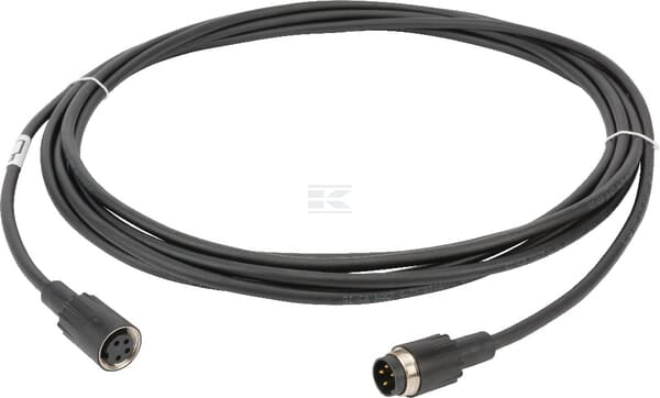 Kabel 5 m uni 4-polet støbt stikforbindelse