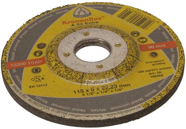 Klingspor Kronenflex Slibeskive 115x6x22mm A24 Extra