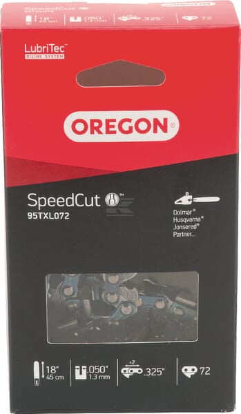 Oregon Savkæde .325" 1,3mm 72 DL Halvmejsel Speedcut