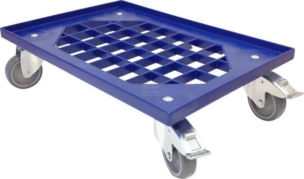 Tente Transporttrolley med Gitter, Blå, 605x405x165 mm