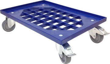 Tente Transporttrolley med Gitter, Blå, 605x405x165 mm