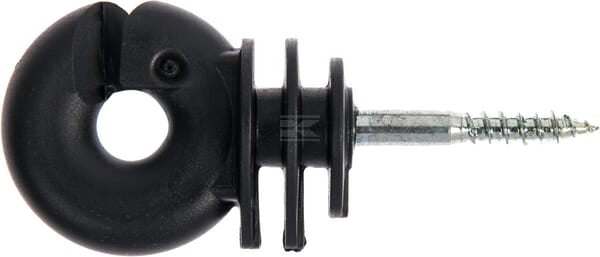 Gallagher Ringisolator Sort til Elhegn, 125 stk.