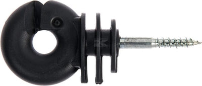 Gallagher Ringisolator Sort til Elhegn, 125 stk.