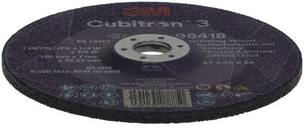 3M Cubitron 3 Slibeskive 180 mm