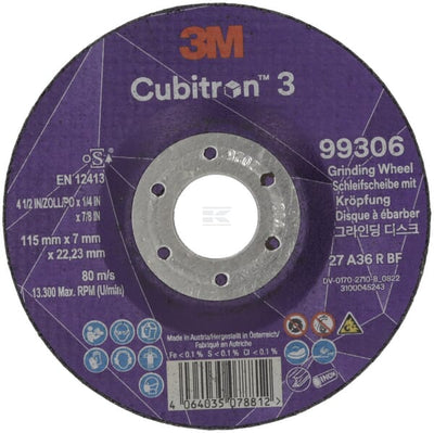 3M Cubitron 3 Slibeskive 115mm