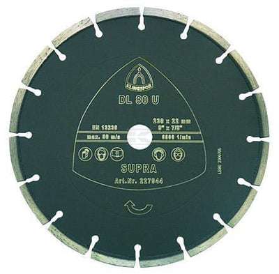 Klingspor Diamantskæreskive 230mm, uni DT 600 U Supra