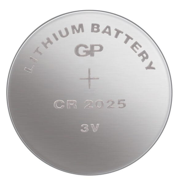GP Lithium CR2025 3V Knapcellebatteri