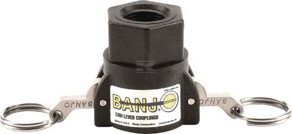 Camlock 3/4" hun x 1/2" NPT hun Banjo