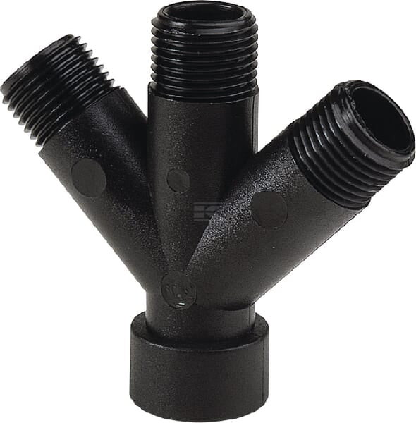 Krydsstykke 45° 1/2" udvendigt/indvendigt gevind
