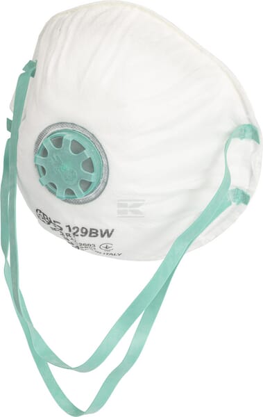 BLS 129BW FFP2 R D maske med ventil, 15 stk.