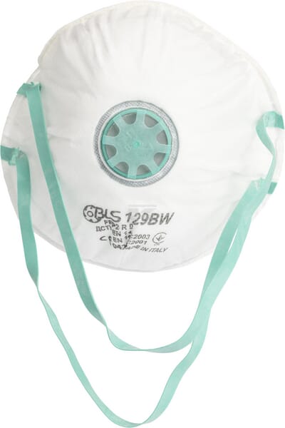 BLS 129BW FFP2 R D maske med ventil, 15 stk.