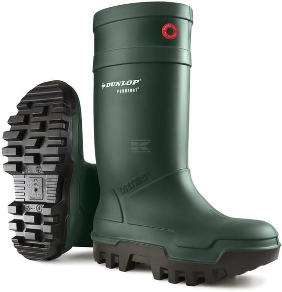 Dunlop Purofort® Thermoflex Sikkerhedstermotøvle, grøn, str. 41