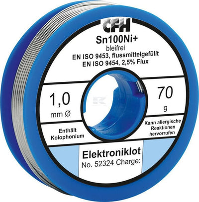 TBi Loddetin 1,0 mm blyfri med flux, 70 g