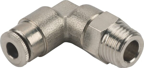 Lincoln Push-in fitting Ø4mm 90° Svirvel M10x1